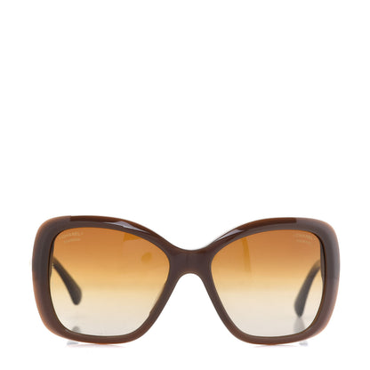 Chanel Pearl Polarized Square Sunglasses 5303-H Brown 2 of 7