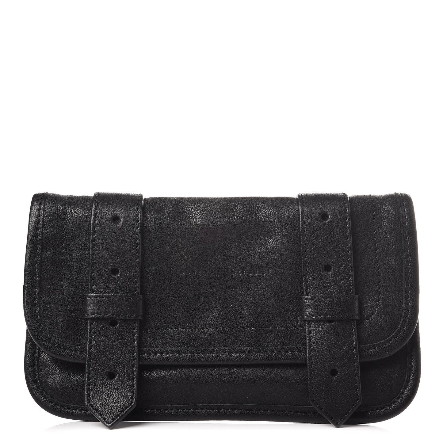 Lambskin PS1 Pochette Clutch Black