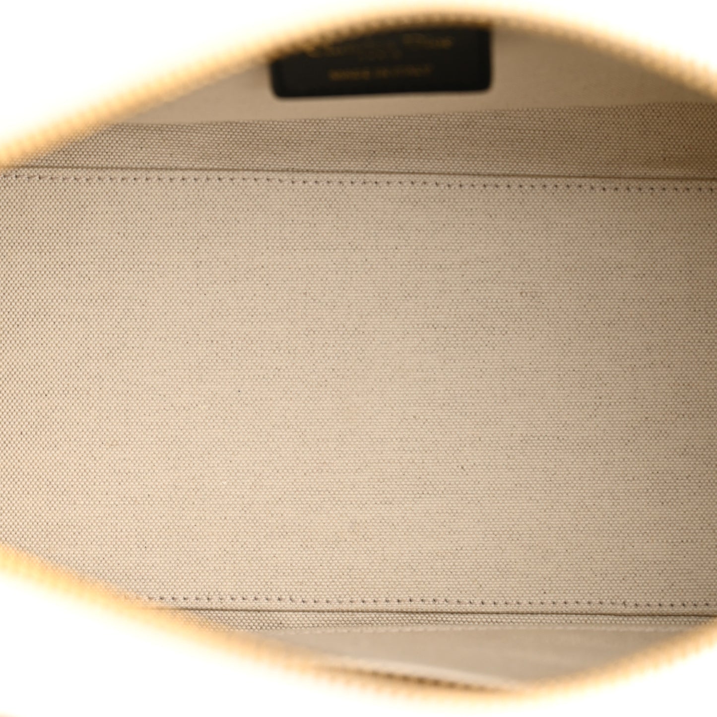 Lambskin Cannage Medium Dior Vibe Zip Bowling Bag Black White