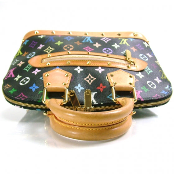 Louis Vuitton Monogram Multicolor Alma Black 4 of 12