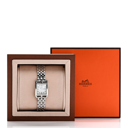 Hermes Stainless Steel 23mm Cape Cod Quartz Watch Etoupe 5 of 5