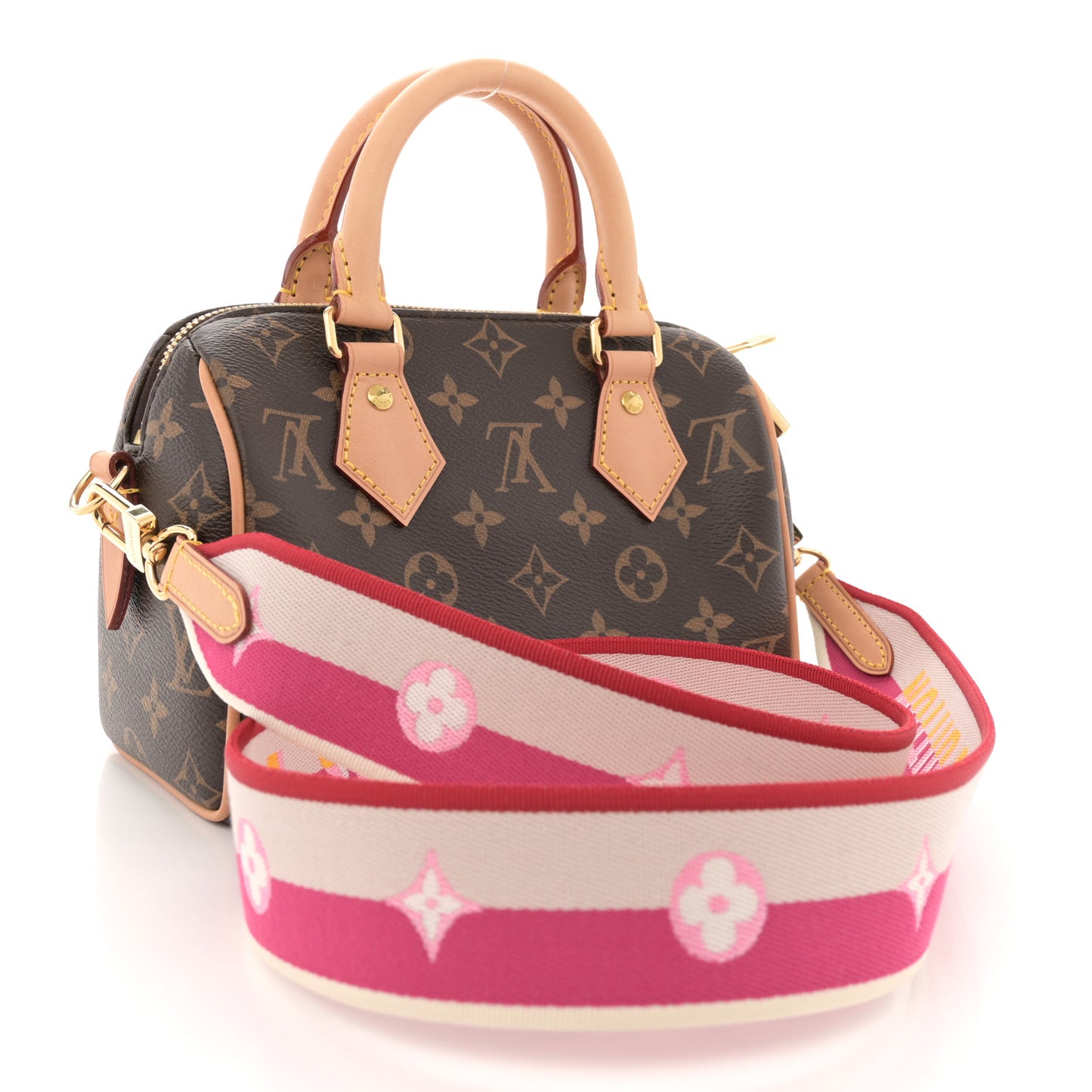 Monogram Speedy Bandouliere 20 Fuchsia
