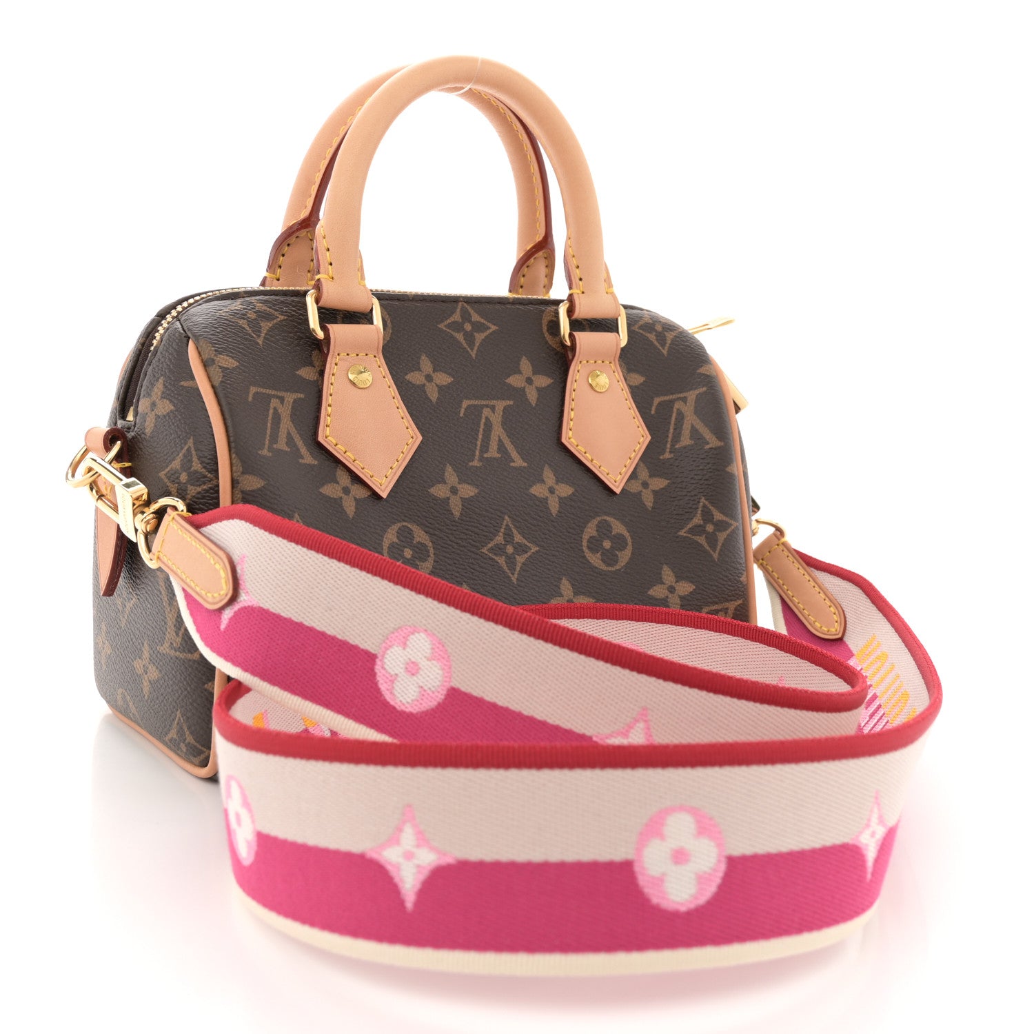 Louis Vuitton Monogram Speedy Bandouliere 20 Fuchsia 3 of 10