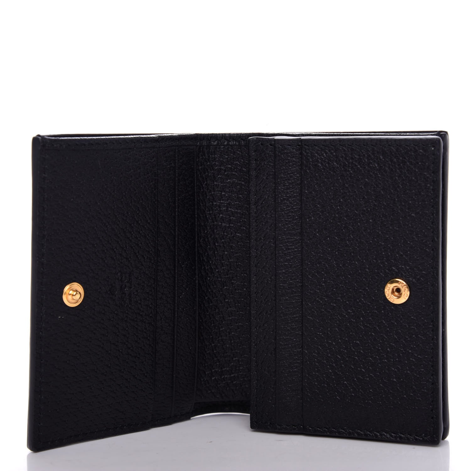 Gucci Calfskin Web Ophidia Card Case Black 5 of 8