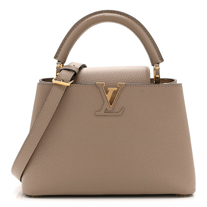 Louis Vuitton Taurillon Capucines BB Galet 1 of 10