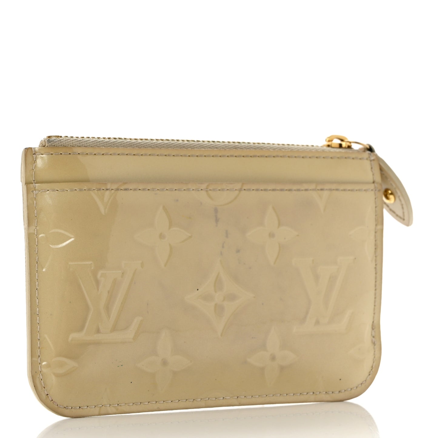 Vernis Key Pouch Blanc Corail