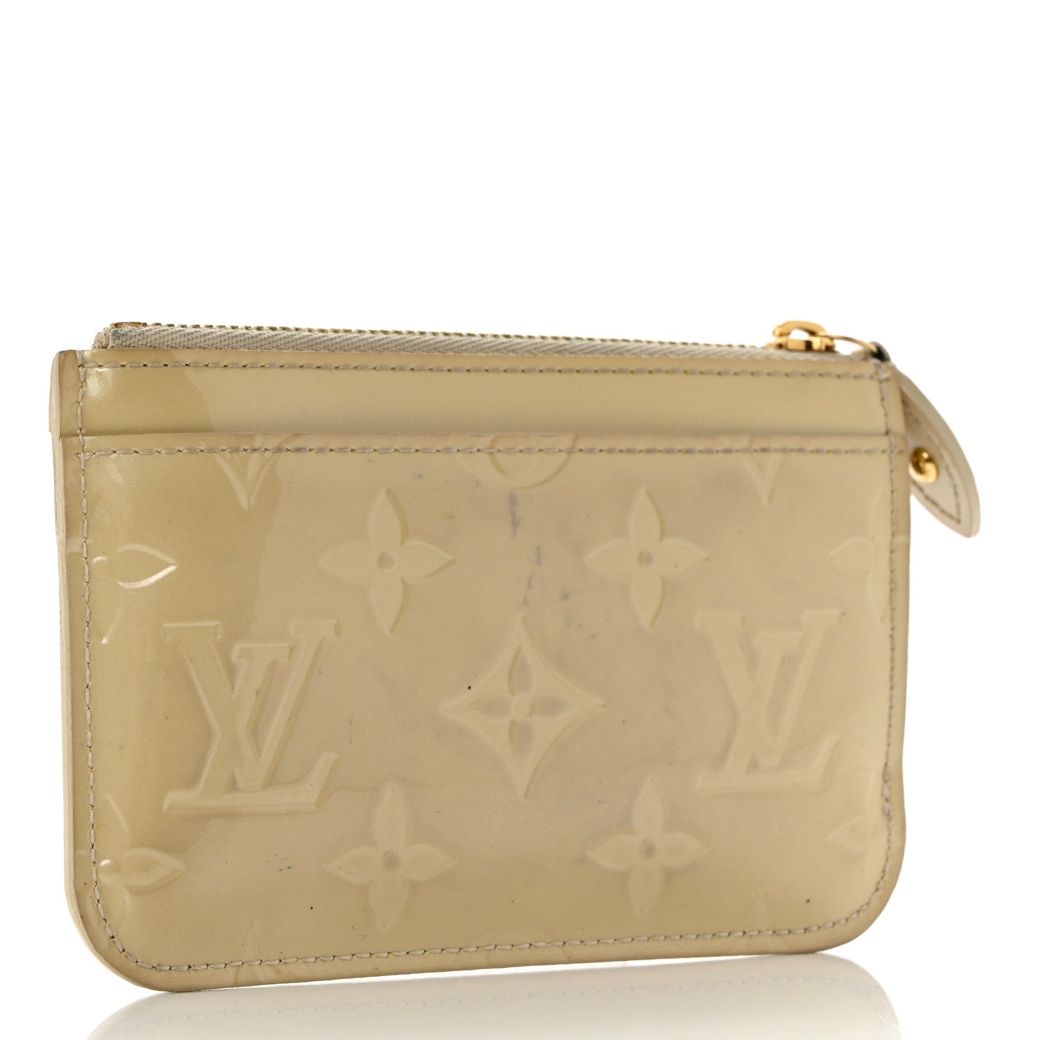 Louis Vuitton Vernis Key Pouch Blanc Corail 3 of 8