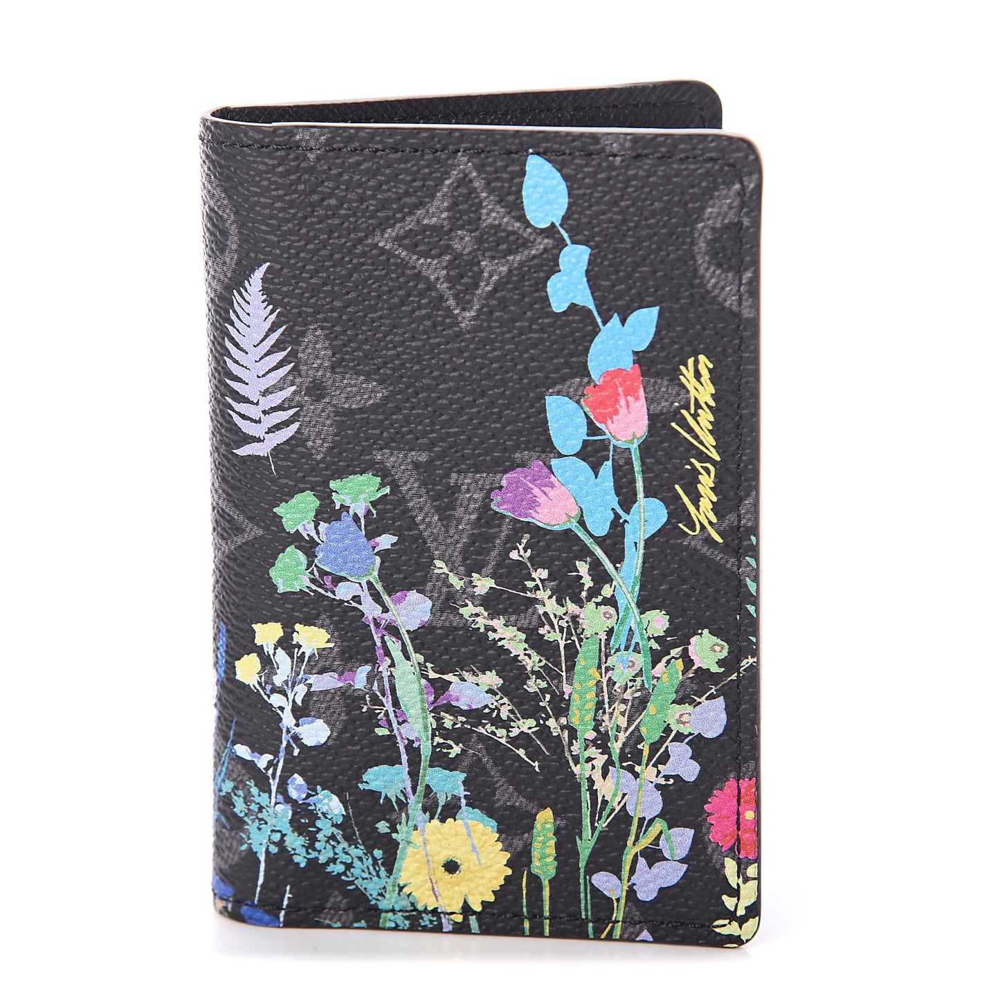 Monogram Eclipse Flower Print Pocket Organizer NM