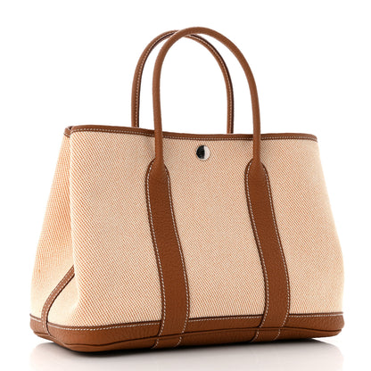 Hermes Toile Negonda Garden Party 30 TPM Gold 3 of 11