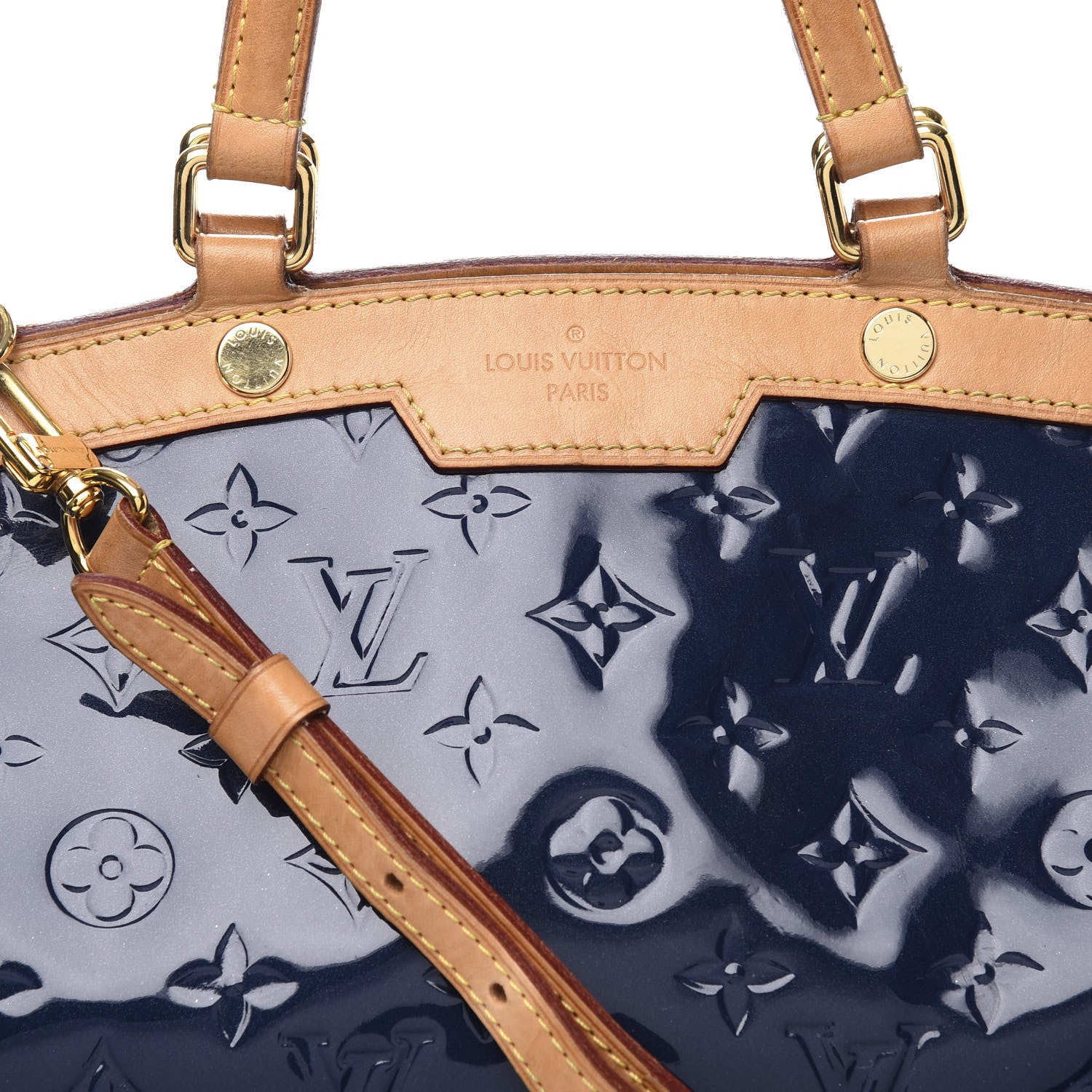 Louis Vuitton Vernis Brea MM Grand Bleu 10 of 12