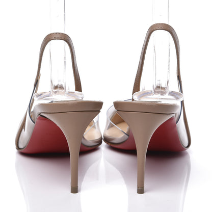 Christian Louboutin Nappa PVC Optisexy 70 Pumps 37 Nude 7 of 10