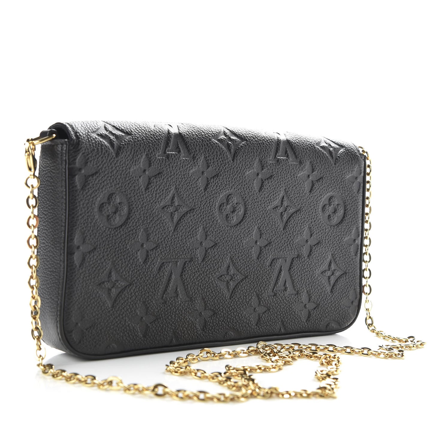 Empreinte Pochette Felicie Chain Wallet Black