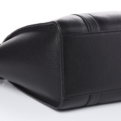 Mulberry Small Classic Grain Small Bayswater Zip Tote Black 7 of 9