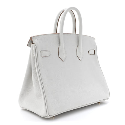 Hermes Togo Birkin 25 Gris Pale 2 of 10