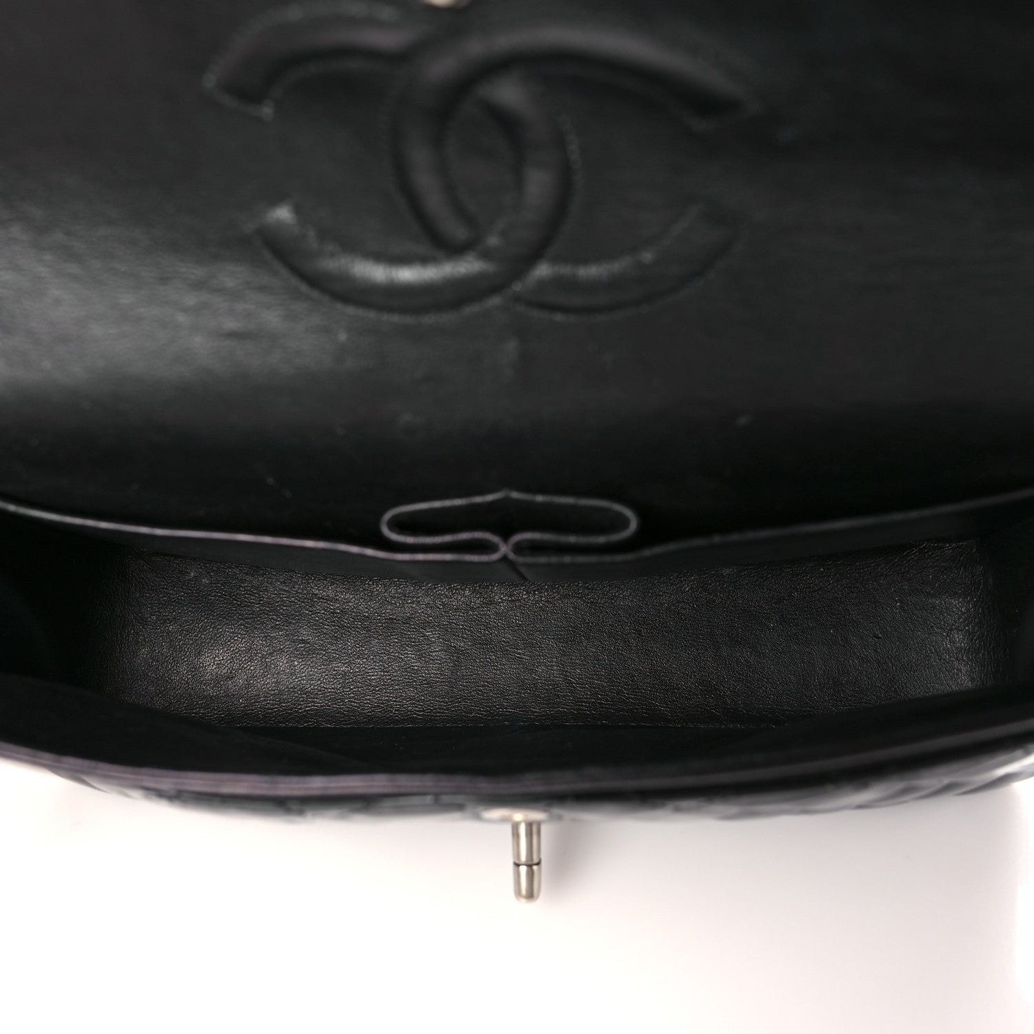 Chanel Patent Quilted Medium Double Flap Black 5 of 10