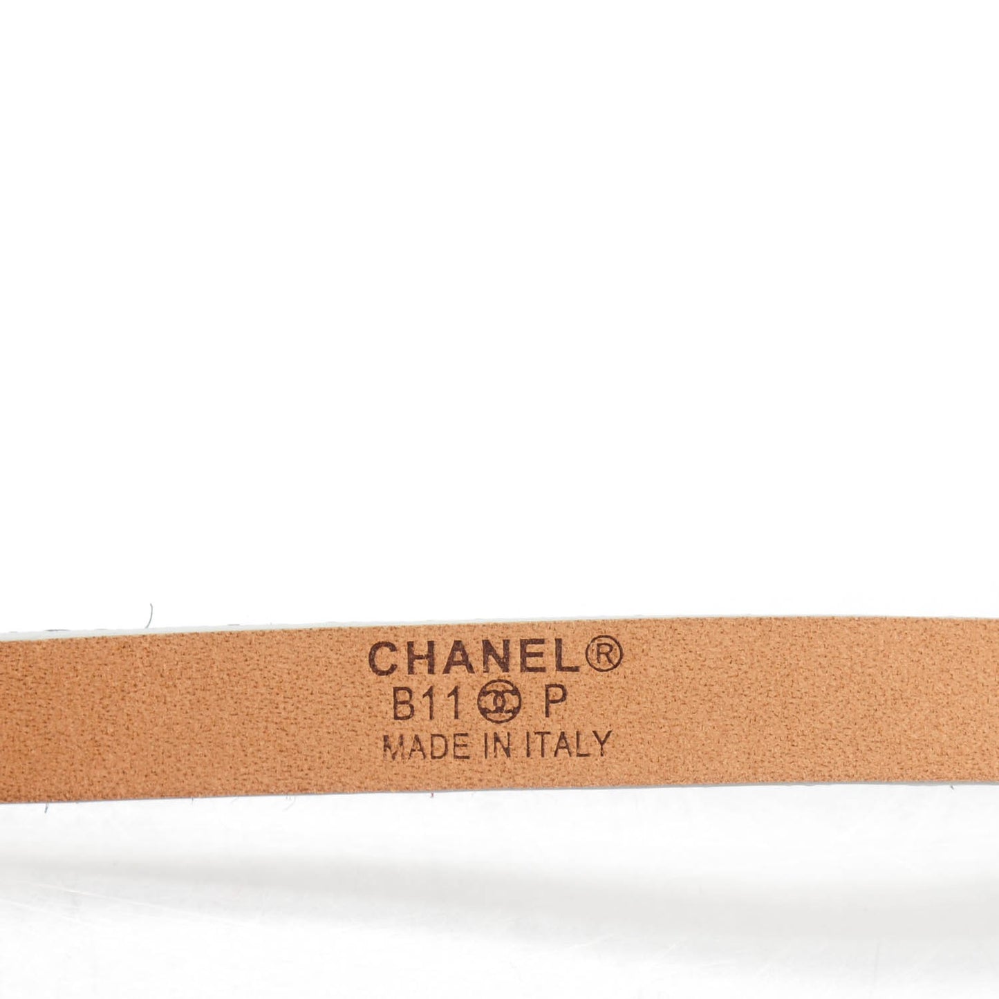 Glitter Skinny CC Belt 75 30 Silver Multicolor