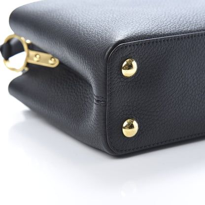 Louis Vuitton Taurillon Capucines BB Black 9 of 11
