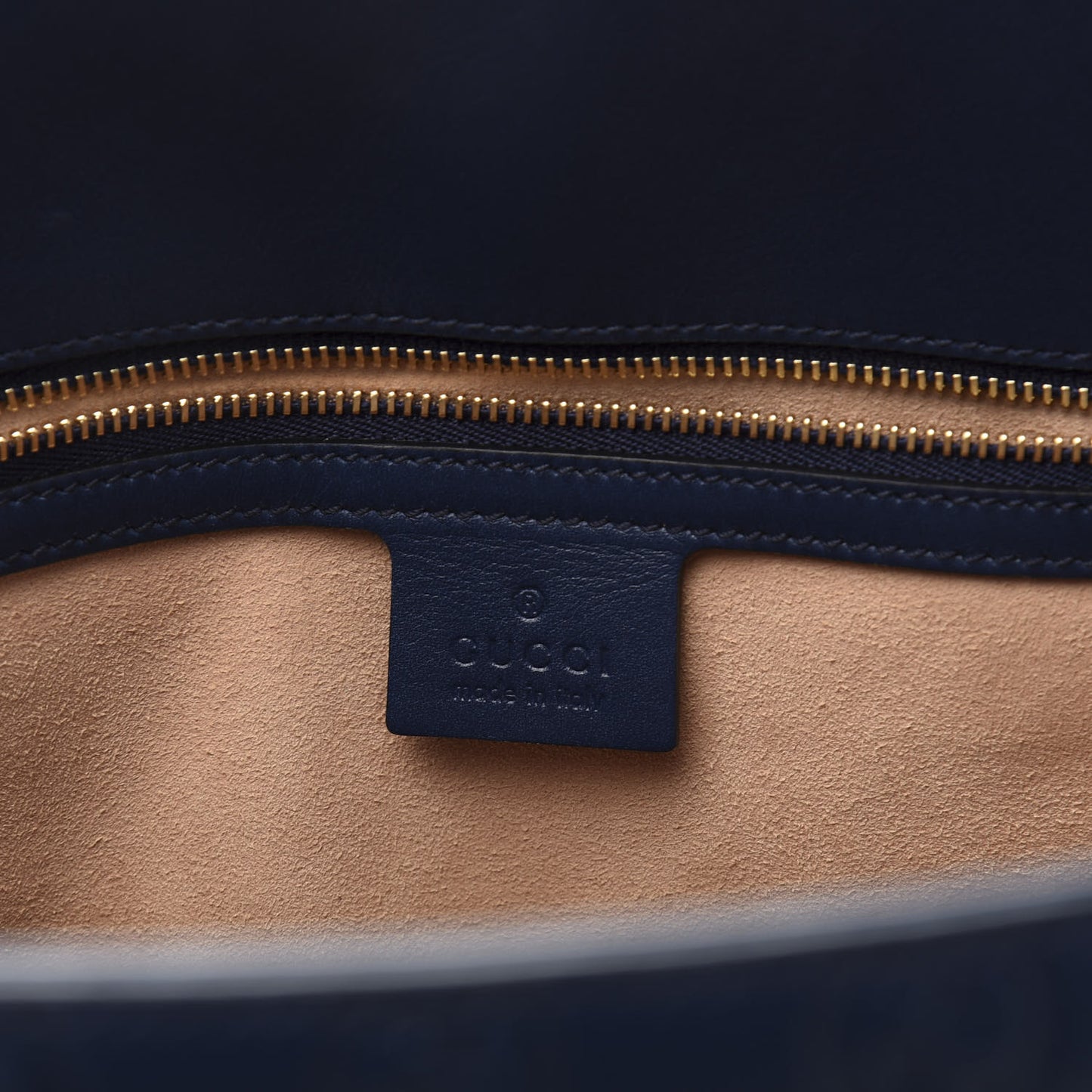Soft Guccissima Signature Top Handle Tote Bag Blue Agata