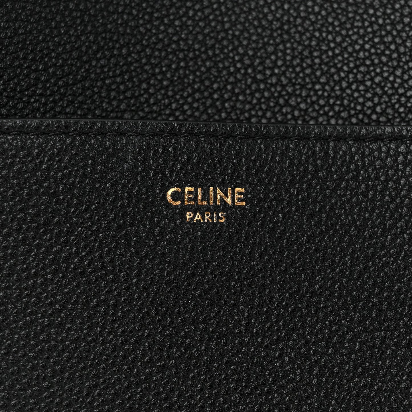 Soft Grained Calfskin Sangle Bucket Bag Black