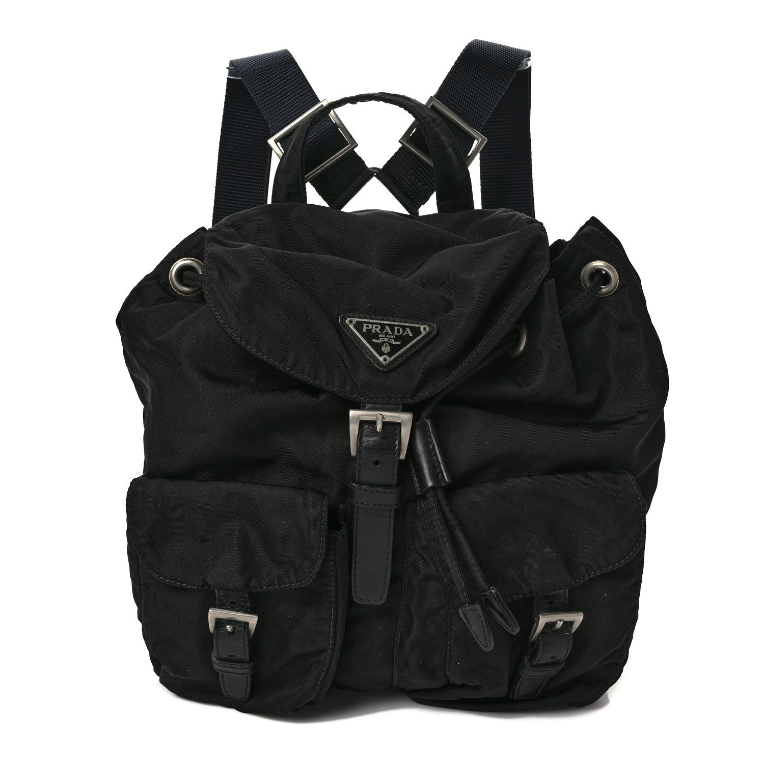 Prada Tessuto Nylon Vela Backpack Black 1 of 8