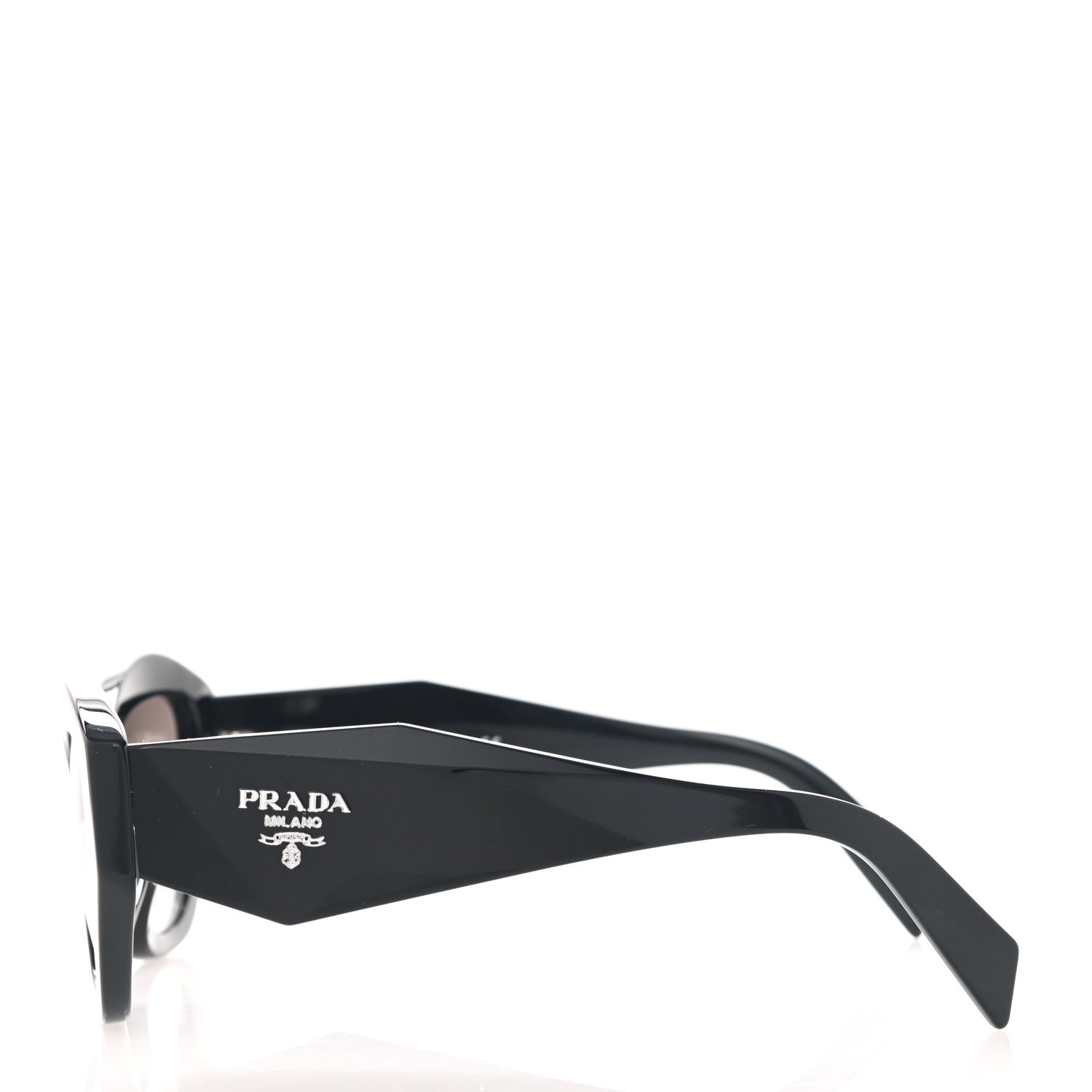 Prada Acetate Symbole Sunglasses SPR 07Y Black 3 of 8