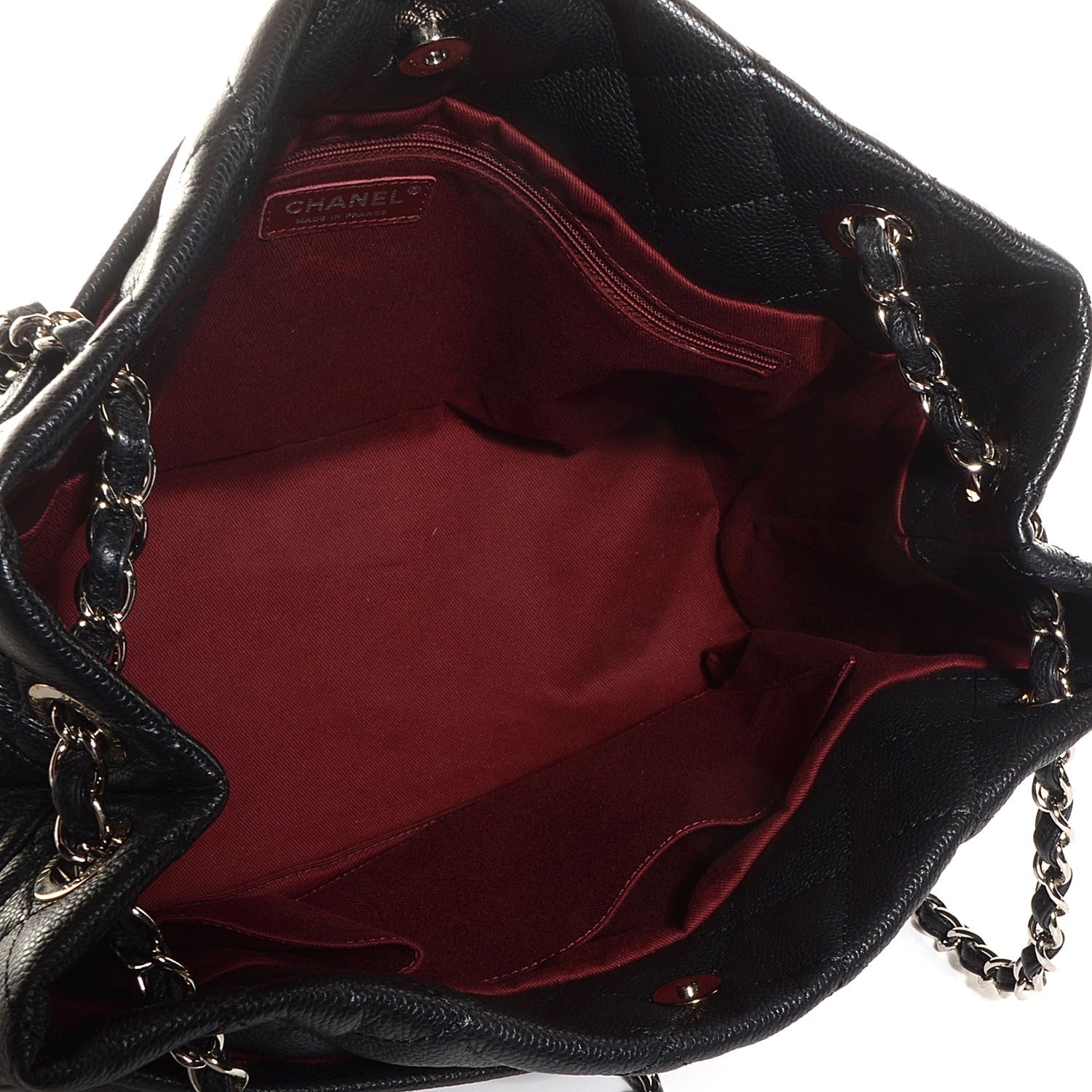 Chanel Caviar CC Timeless Soft Tote Black 5 of 8