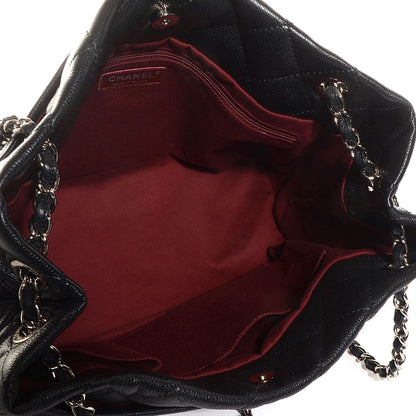 Chanel Caviar CC Timeless Soft Tote Black 5 of 8
