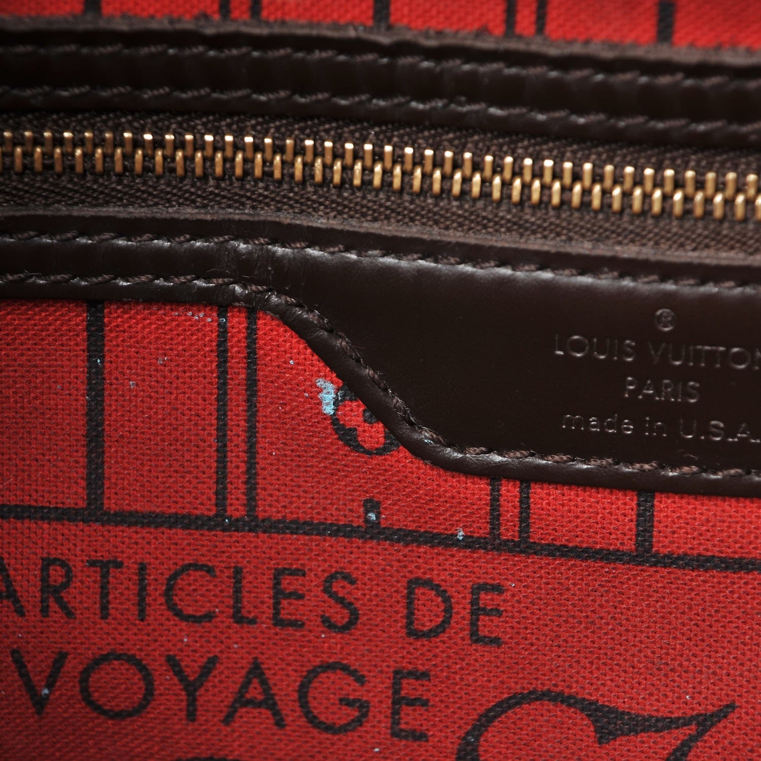 Louis Vuitton Damier Ebene Neverfull PM 10 of 14