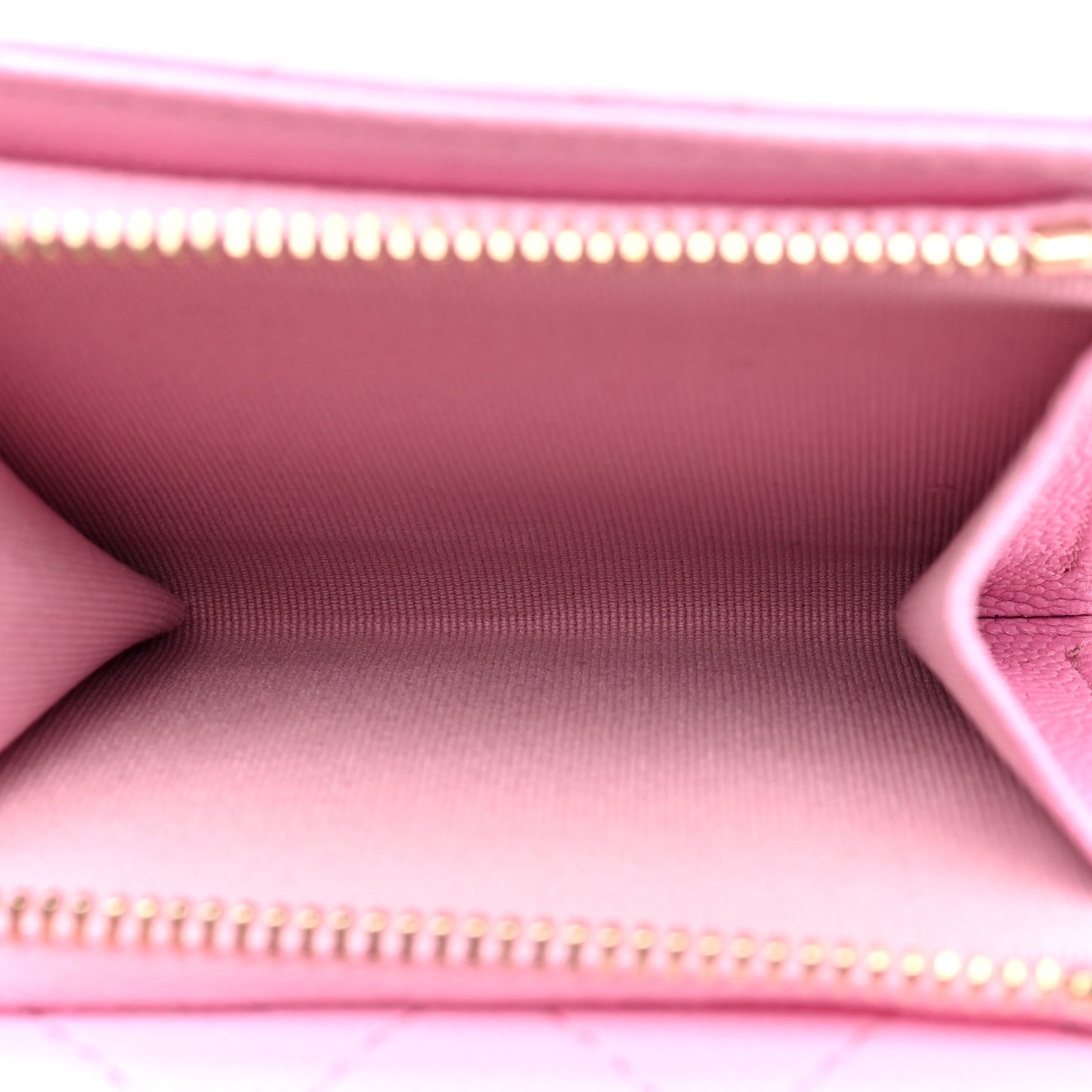 Caviar Quilted Clutch With Chain Bag Pink