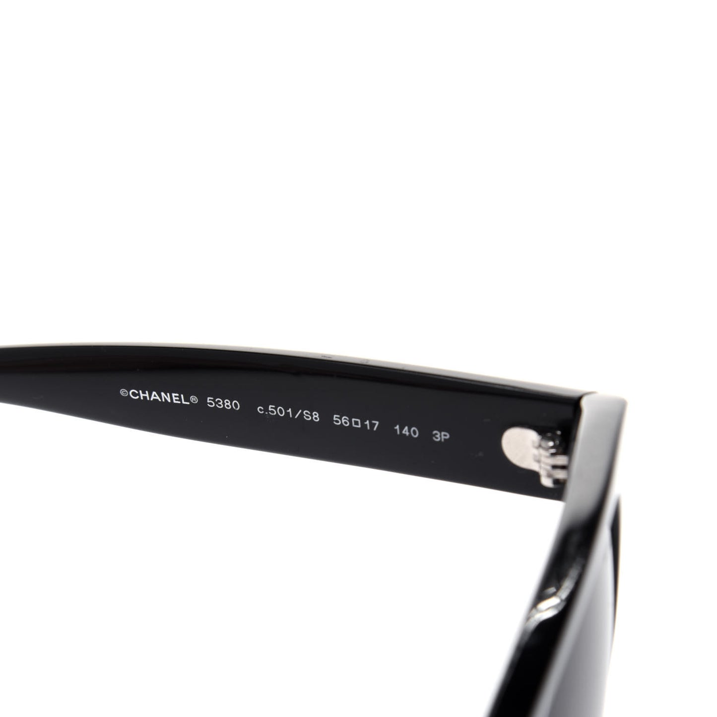 Acetate Polarized Square CC Sunglasses 5380 Black