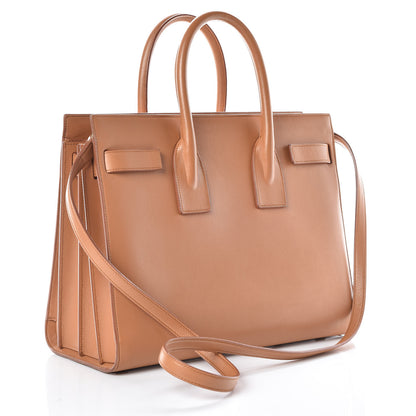Saint Laurent Calfskin Small Sac De Jour Taupe 3 of 22