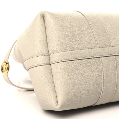 Loro Piana Grained Calfskin Large Ghiera Shopper Tote Light Travertine Sun Gold 9 of 11