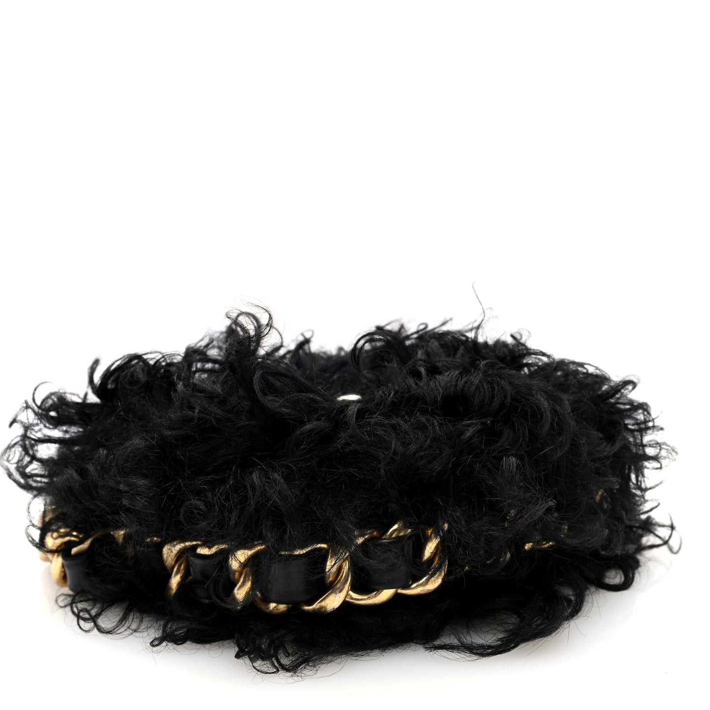 Fantasy Fur CC Mini Flap Bag Black