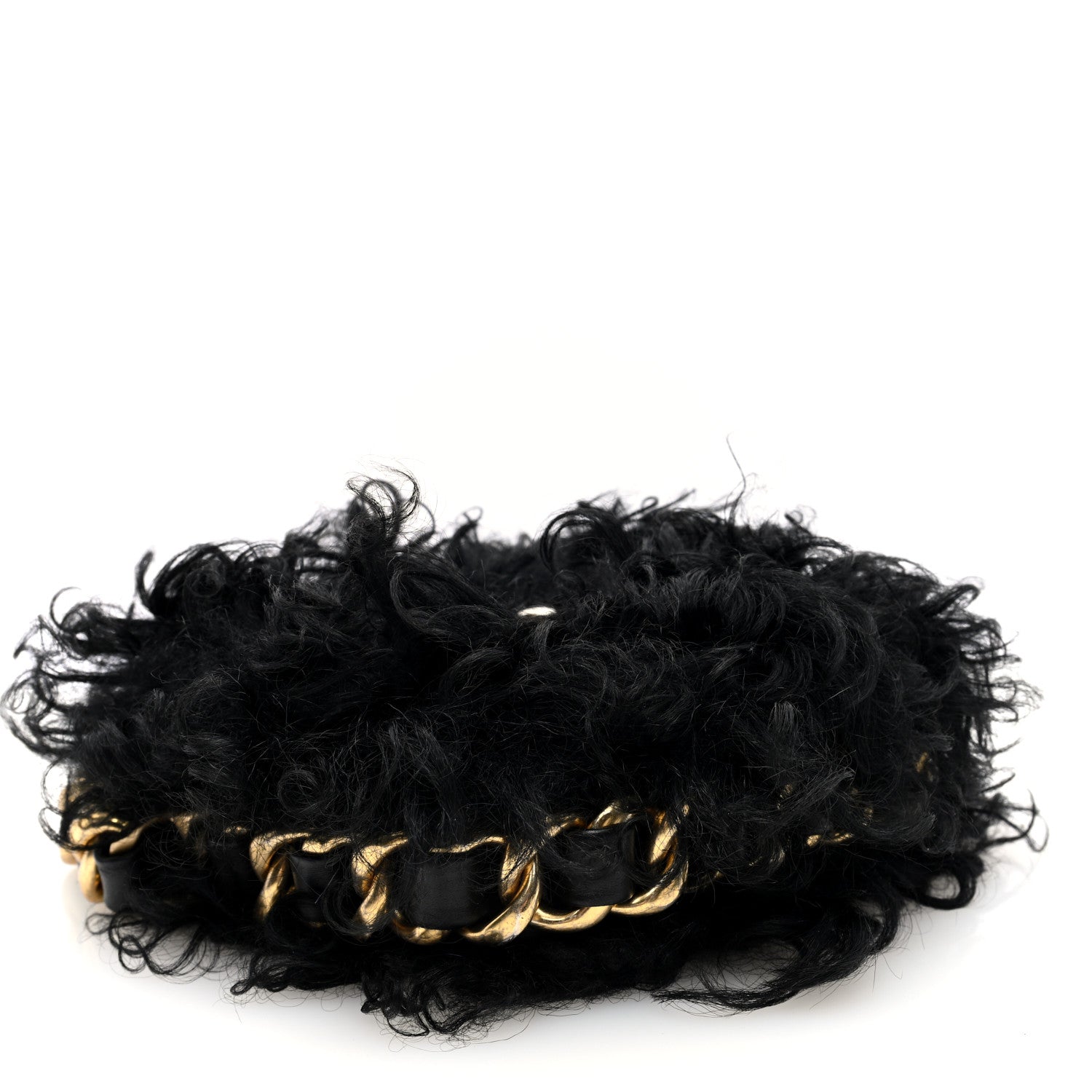 Chanel Fantasy Fur CC Mini Flap Bag Black 4 of 10
