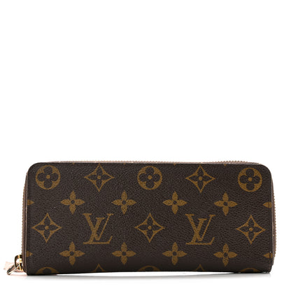 Louis Vuitton Monogram Clemence Wallet Rose Ballerine 1 of 15