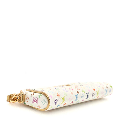 Louis Vuitton Monogram Multicolor Kate Clutch White 4 of 8