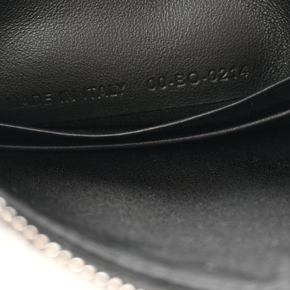 Christian Dior Oblique Jacquard A5 Flat Pouch Wristlet Black 7 of 9