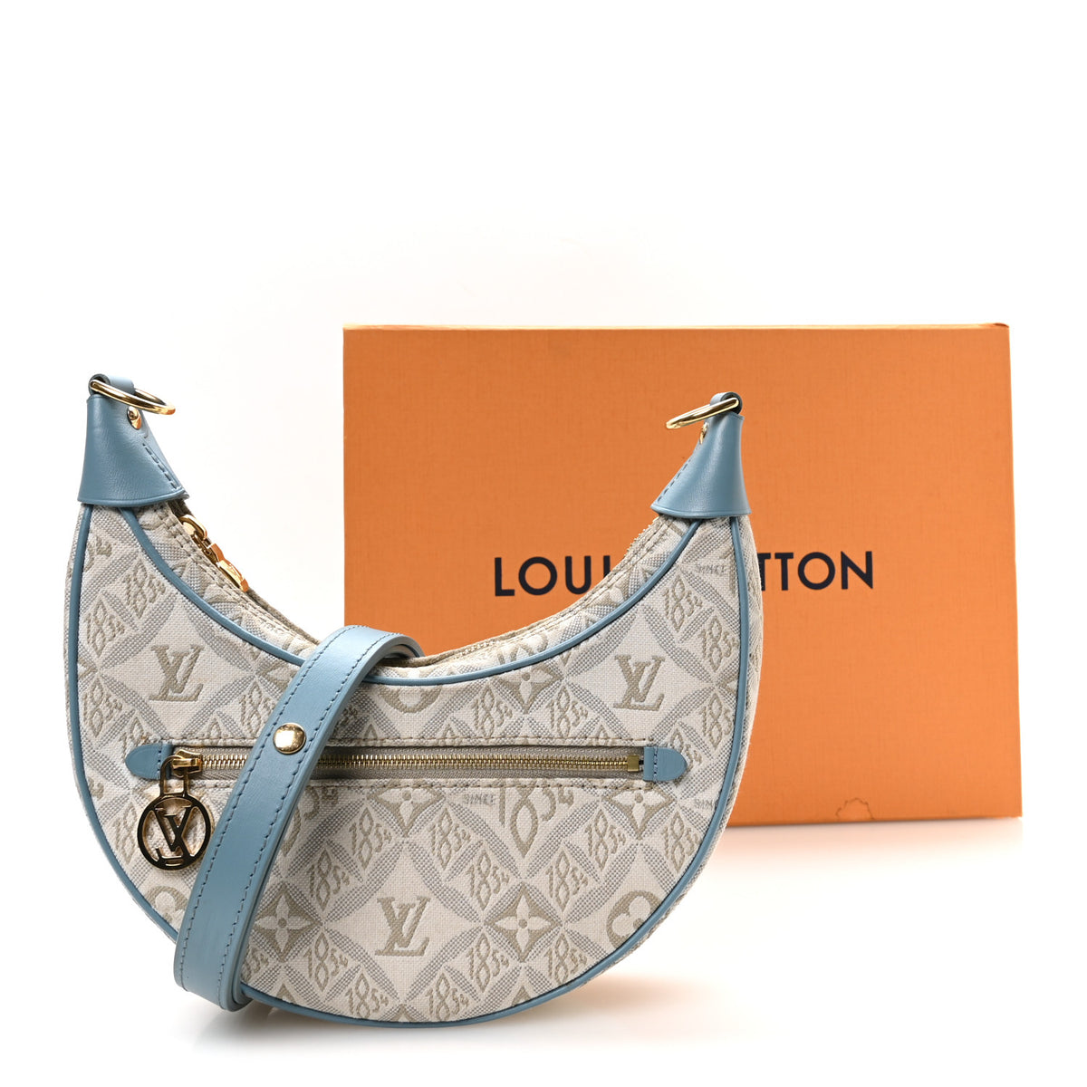 Louis Vuitton Jacquard Since 1854 Loop White Blue 11 of 11