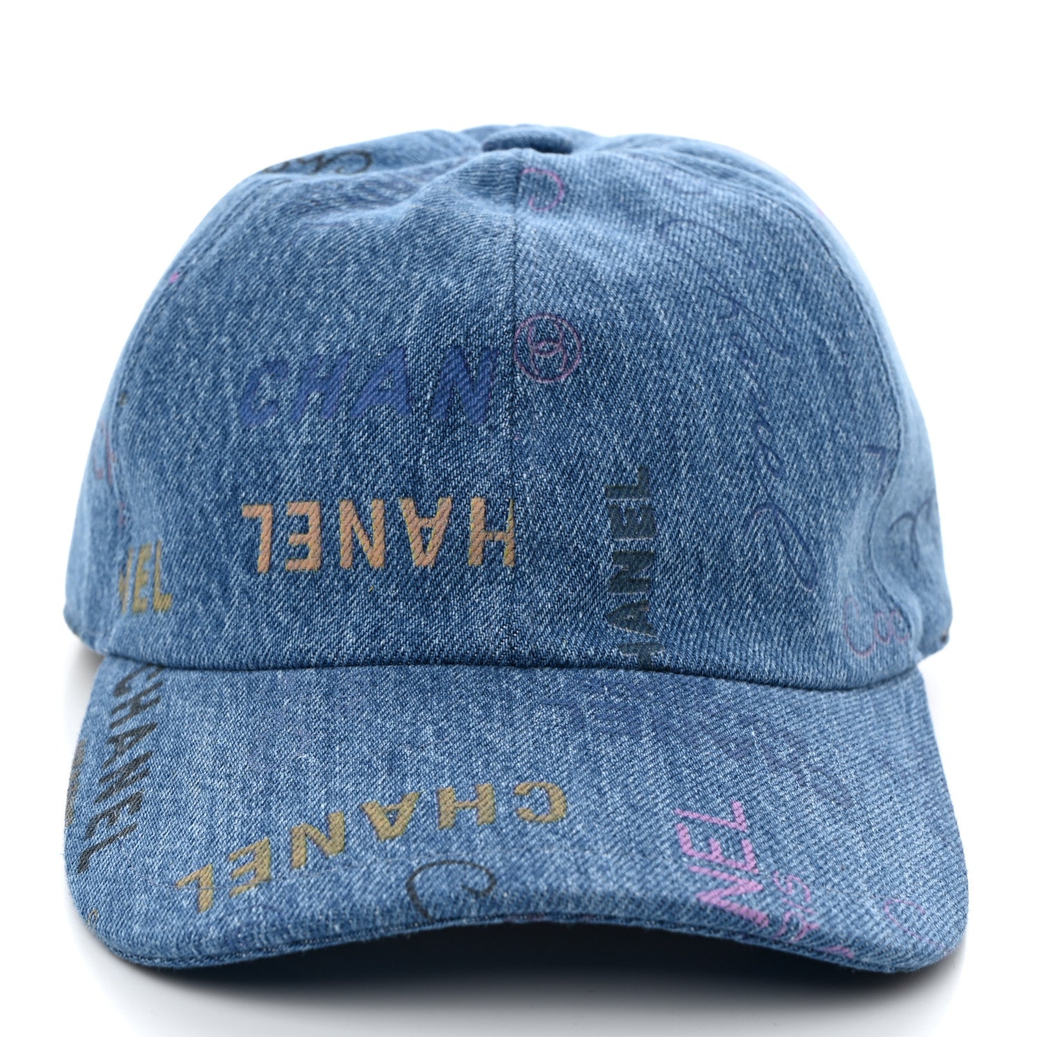 Chanel Denim Mood Cap Hat Blue 3 of 9