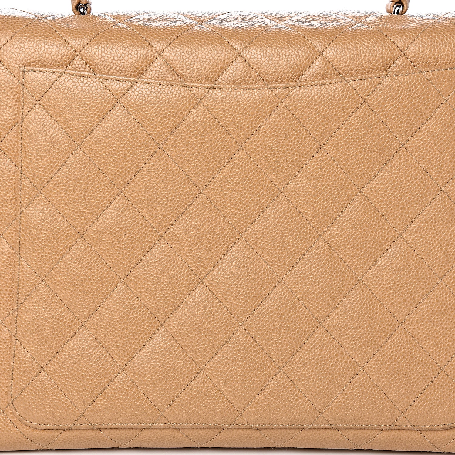 Chanel Caviar Quilted Jumbo Kelly Flap Beige 16 of 17