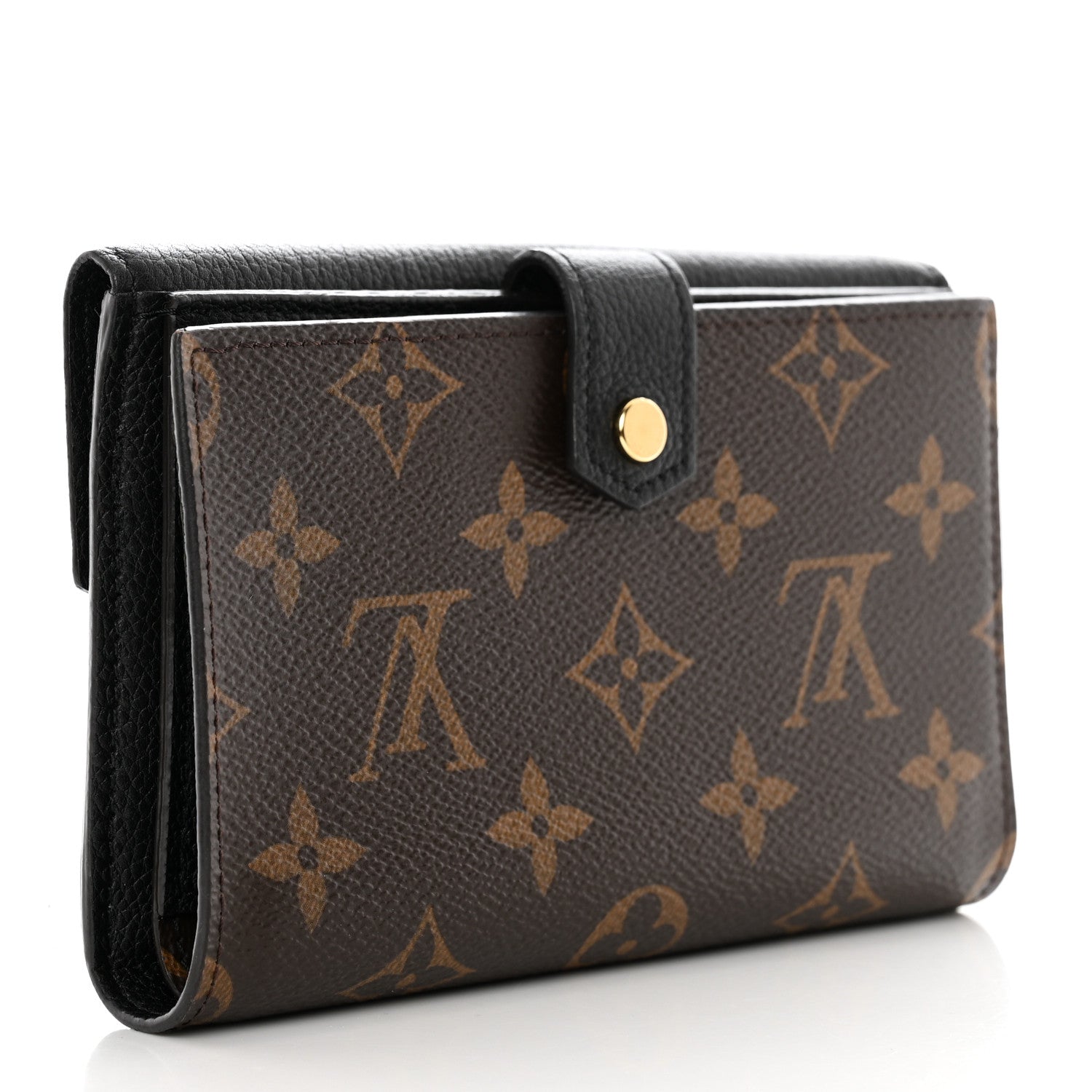 Louis Vuitton Monogram Pallas Compact Wallet Black 3 of 9