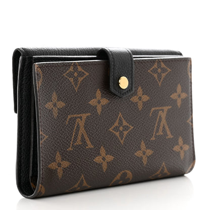 Louis Vuitton Monogram Pallas Compact Wallet Black 3 of 9
