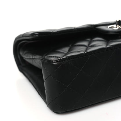 Chanel Lambskin Quilted Medium Double Flap Black 9 of 10