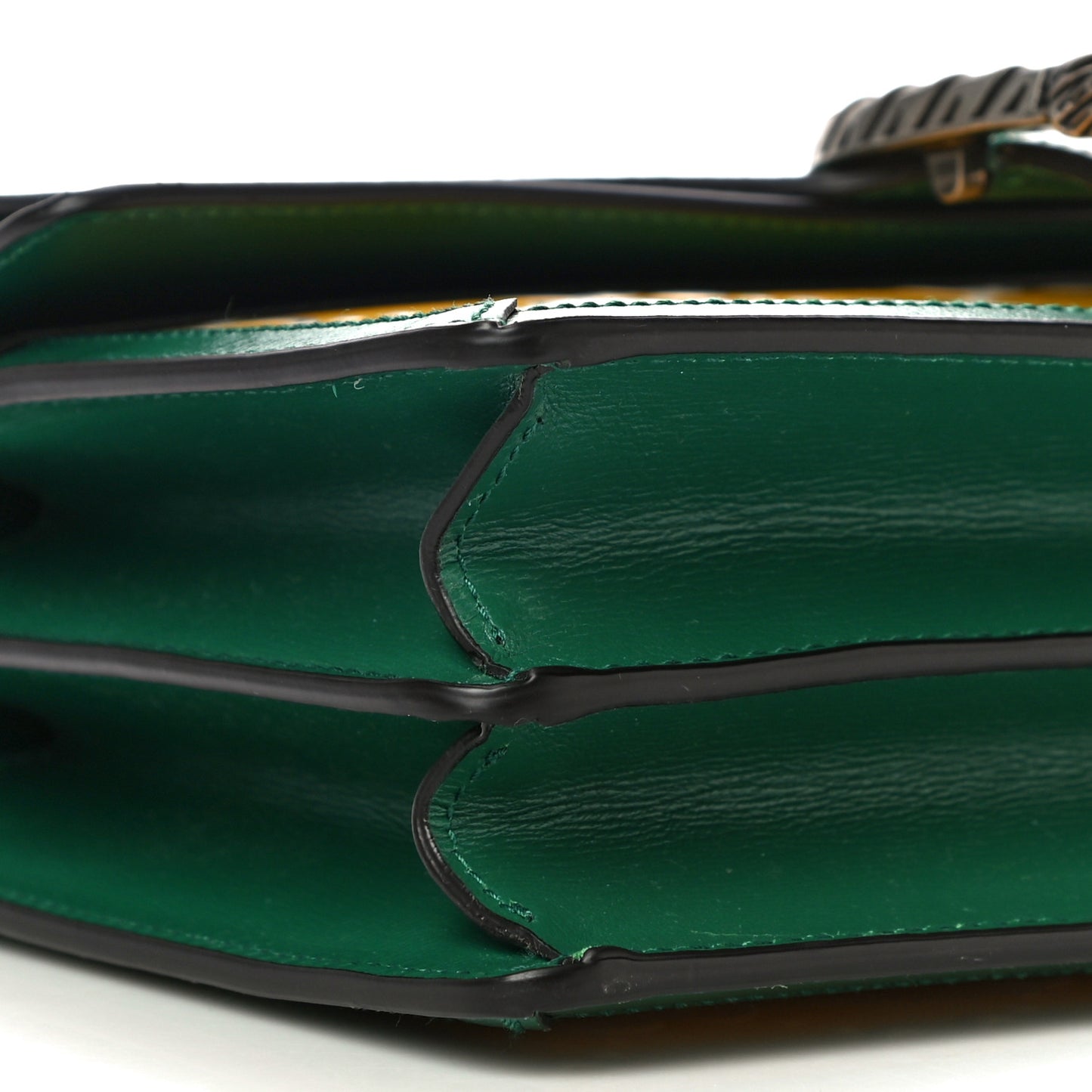 Azalea Calfskin GG Monogram Bi-Color Debossed Small Dionysus Shoulder Bag Stone Topaz Mystic White Emerald
