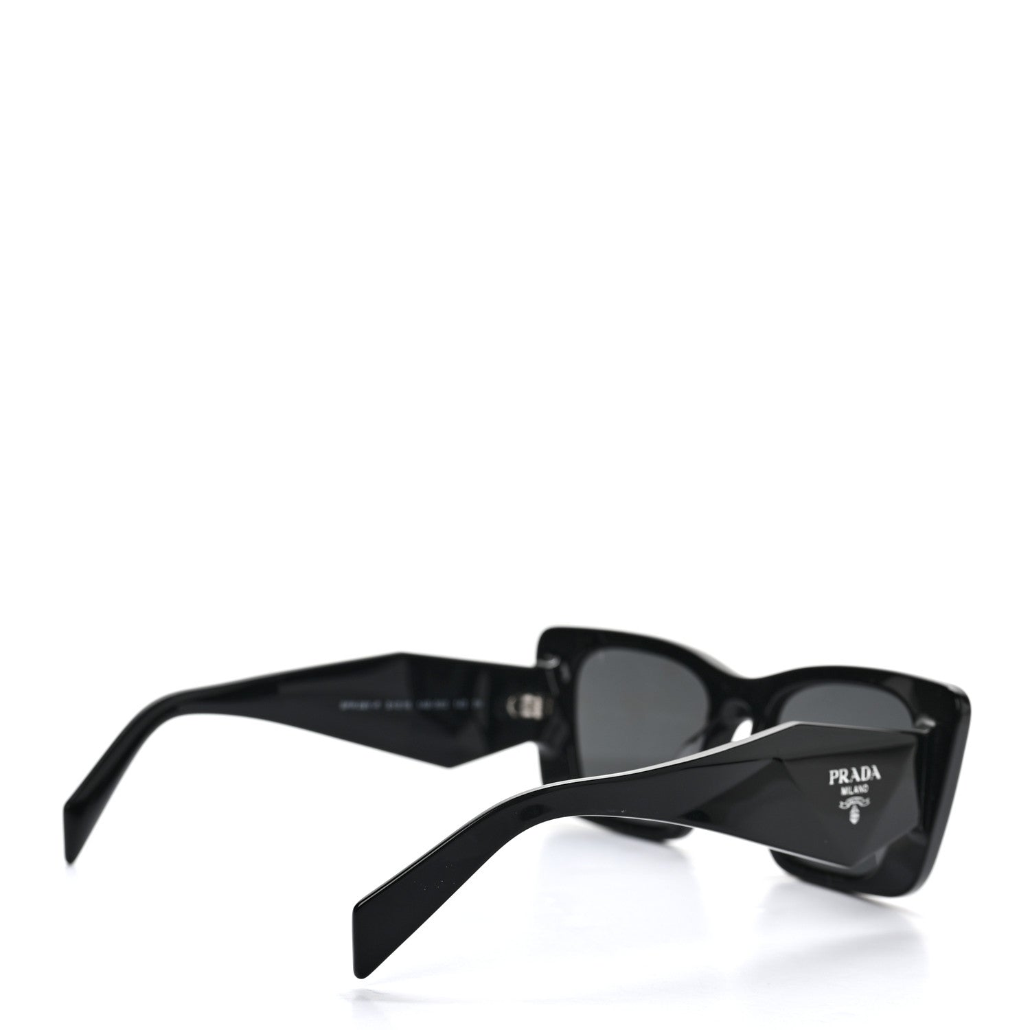 Prada Acetate Symbole Sunglasses SPR 08Y Black 4 of 8
