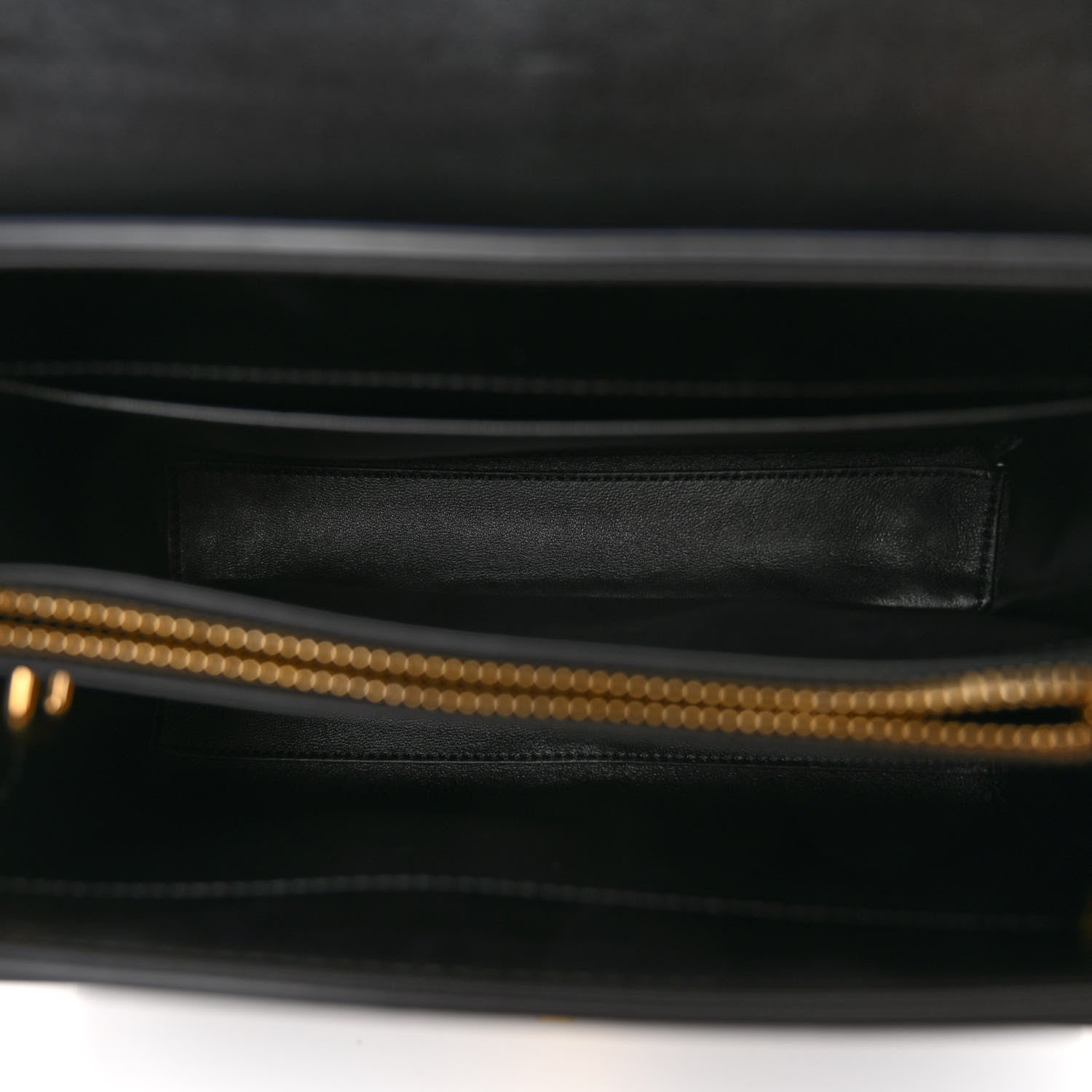 Celine Satinated Calfskin Mini 16 Top Handle Bag Black 5 of 9