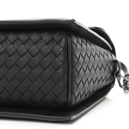 Bottega Veneta Nappa Intrecciato Small Padlock Messenger Black 10 of 10