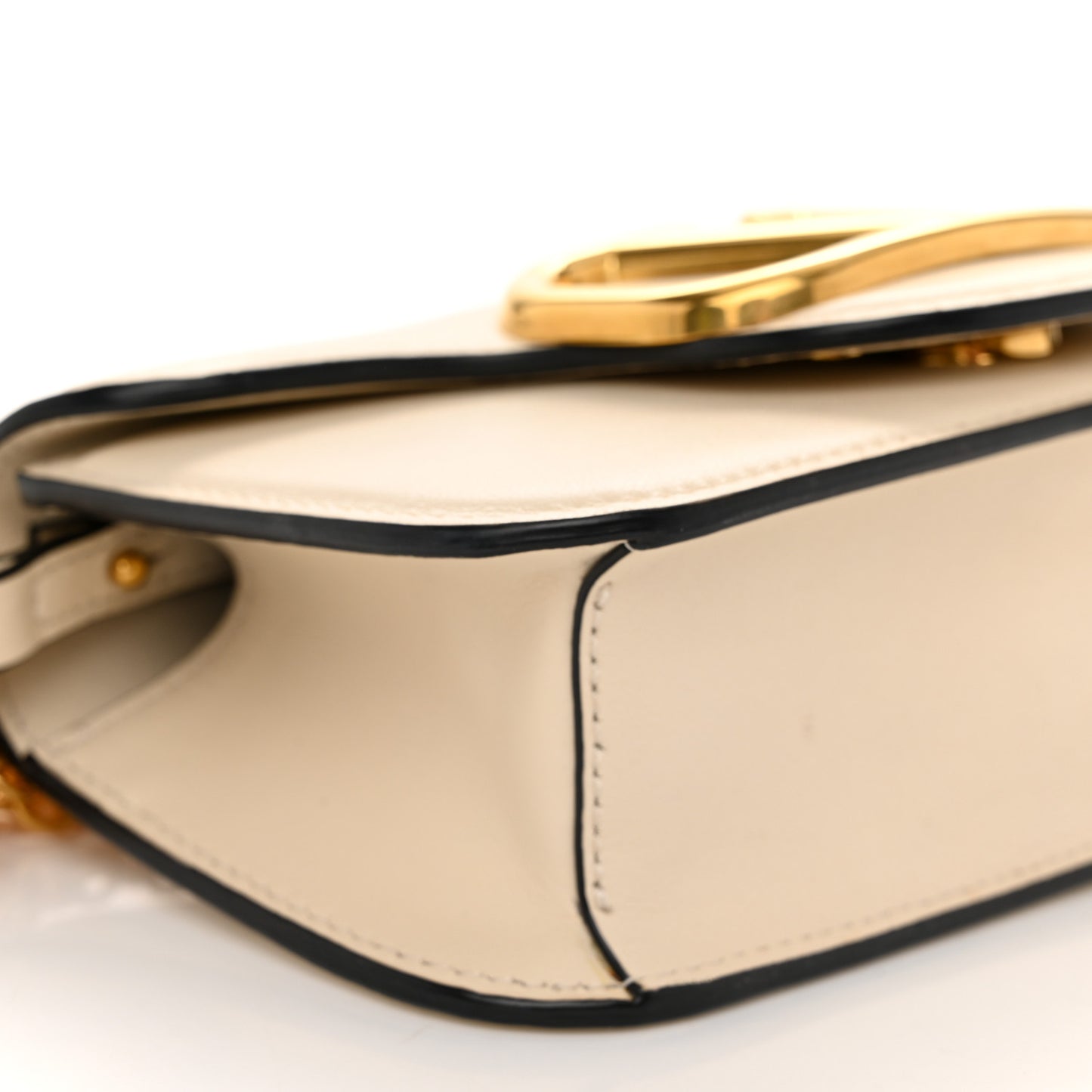 Calfskin Vlogo Small Loco Shoulder Bag Light Ivory