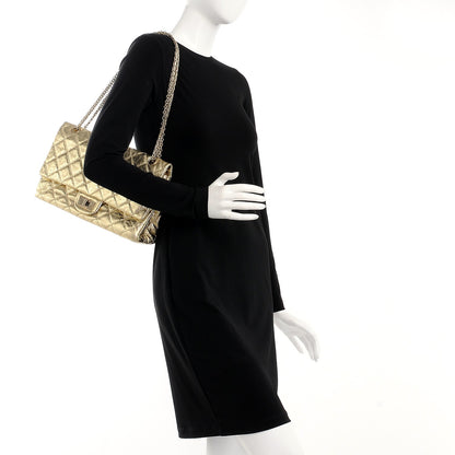 Chanel Metallic Aged Calfskin Quilted 2.55 Reissue 227 Flap Gold 2 of 9
