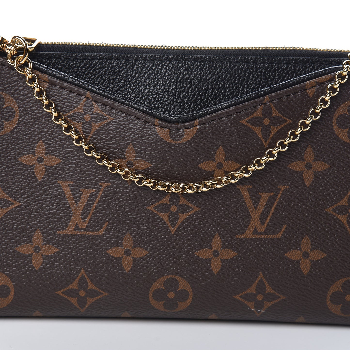 Monogram Pallas Clutch Black